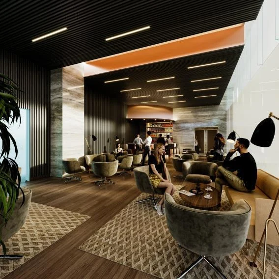 Corporativo Uptown II — Visualización de interiores